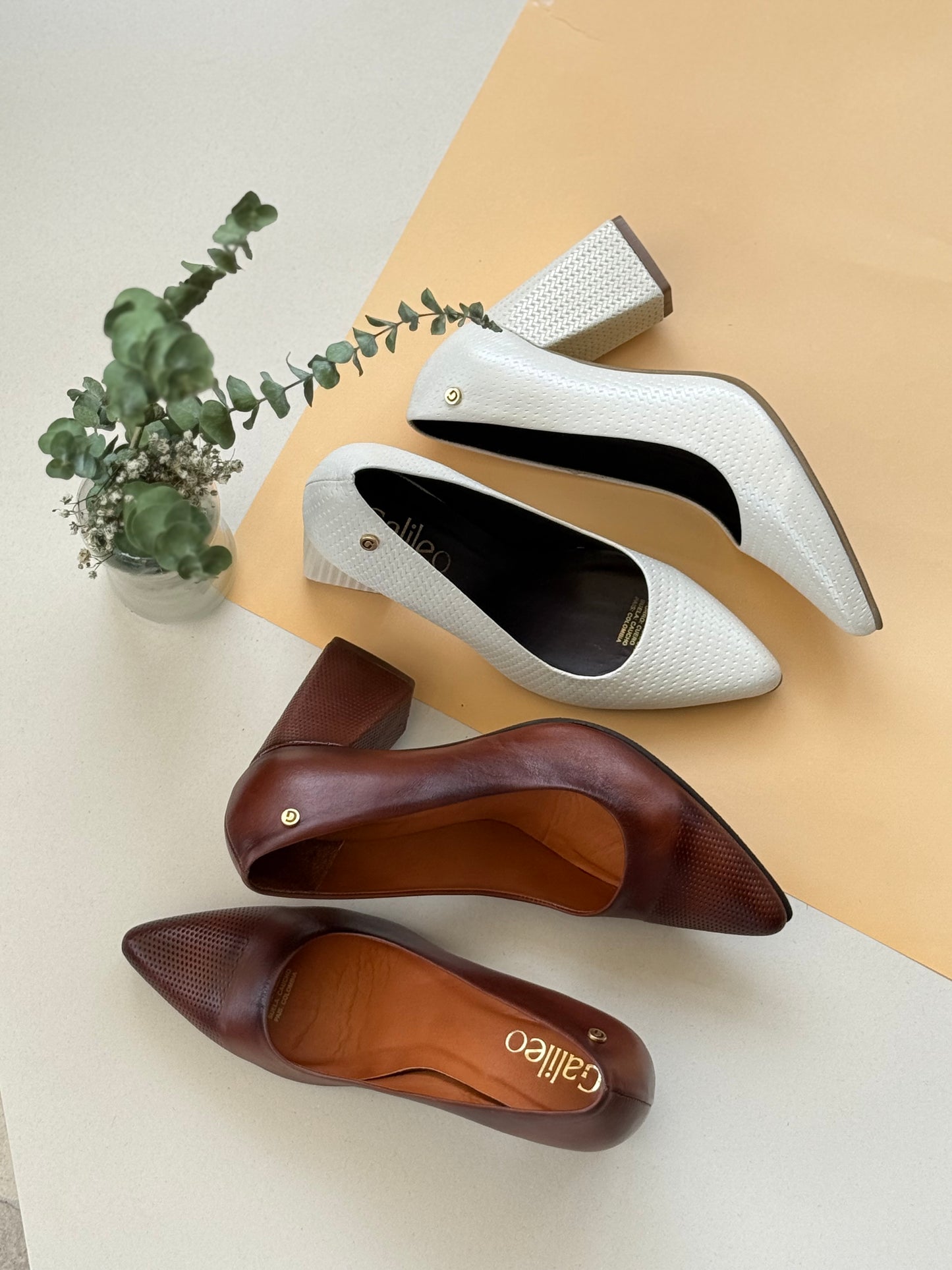 Zapatos en cuero coñac Ref: HEIMYWPTCO