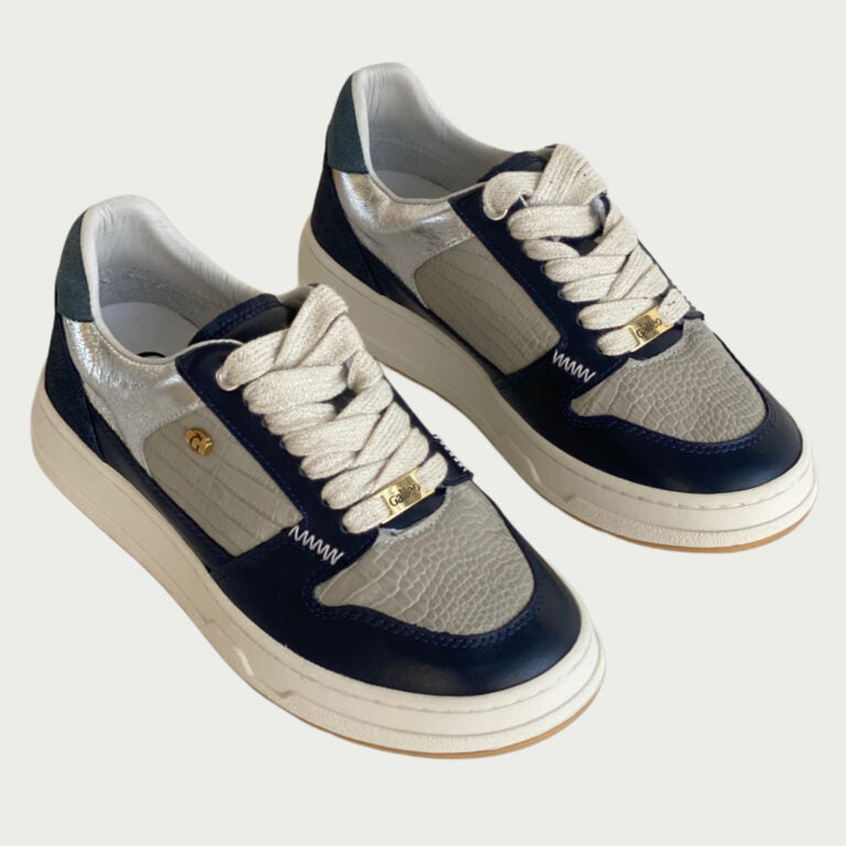 Tennis cuero azul Rf milan01