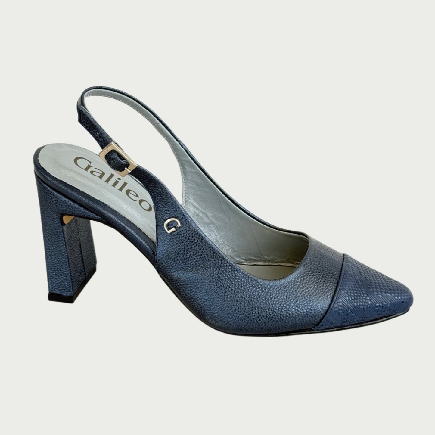 Zapatos en cuero azul Ref: 7011ZAZU