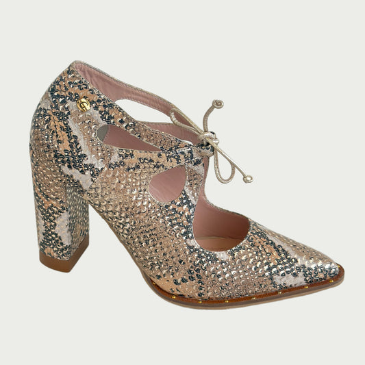 Zapato piton x dorado Ref : 356NGM37