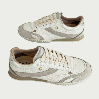 Tenis en cuero talco x arena Ref: URBANZPTA