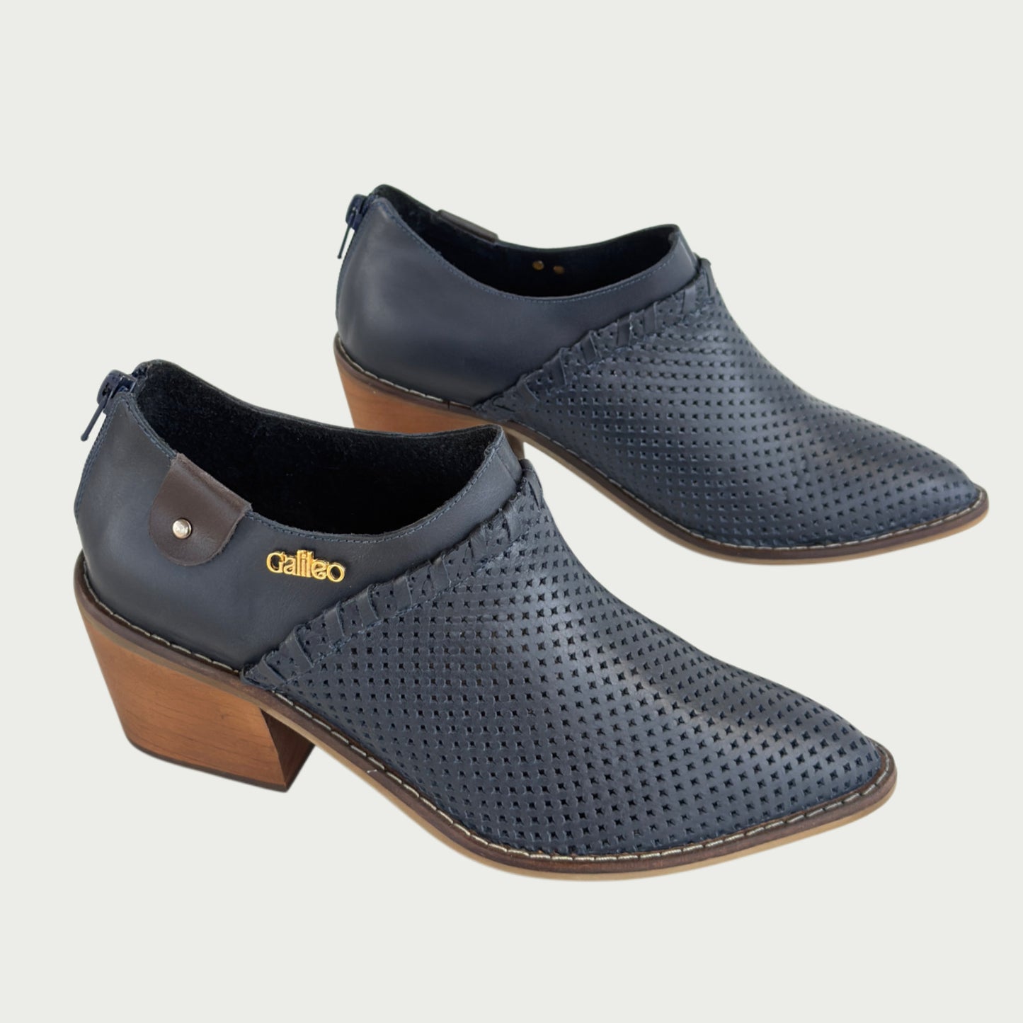 Botin en cuero azul Ref: GALIDZPAZ