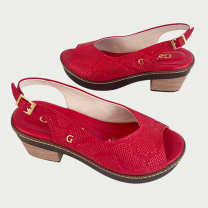 Sandalias en cuero rojo Ref: S-29ZPROJ