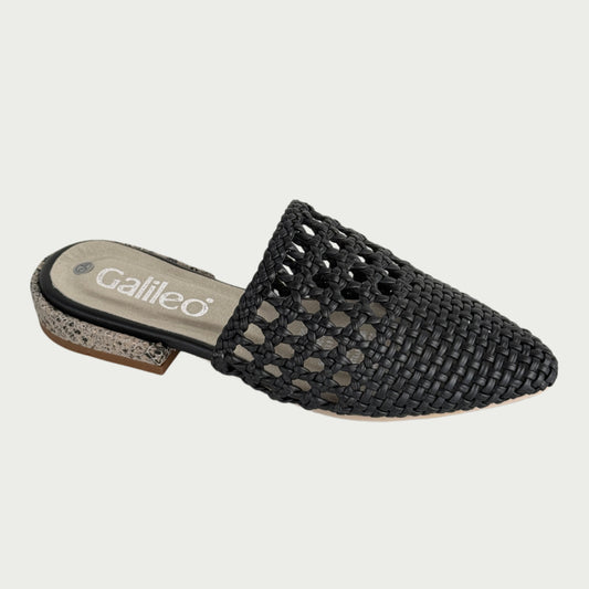 Zuecos en cuero negros Ref: 3613NGN34