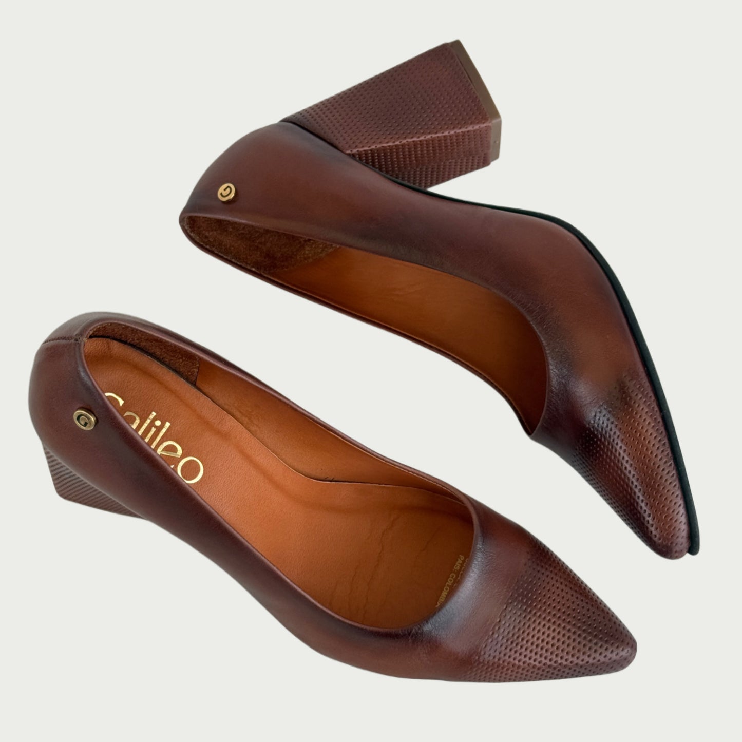 Zapatos en cuero coñac Ref: HEIMYWPTCO