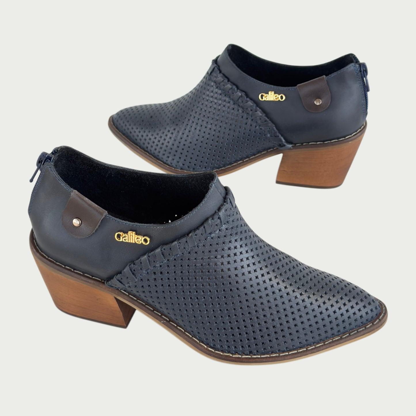 Botin en cuero azul Ref: GALIDZPAZ