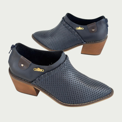 Botin en cuero azul Ref: GALIDZPAZ