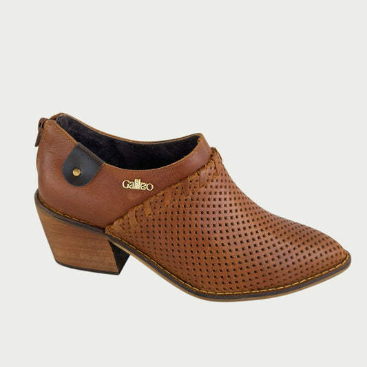 Botin en cuero miel Ref: GALIDZPMI