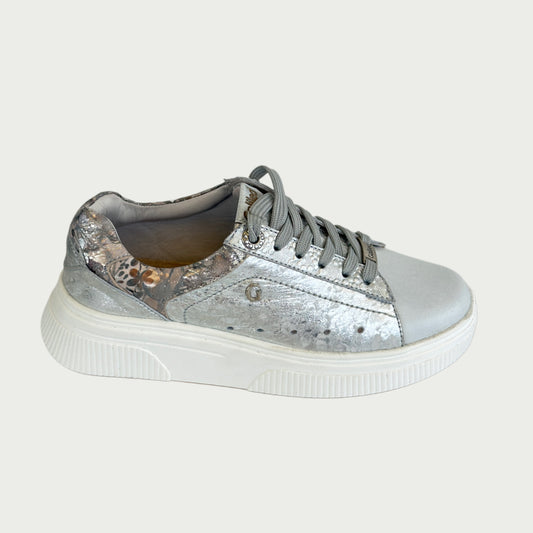 Tenis en cuero gris x folia Ref: SV15MPBP