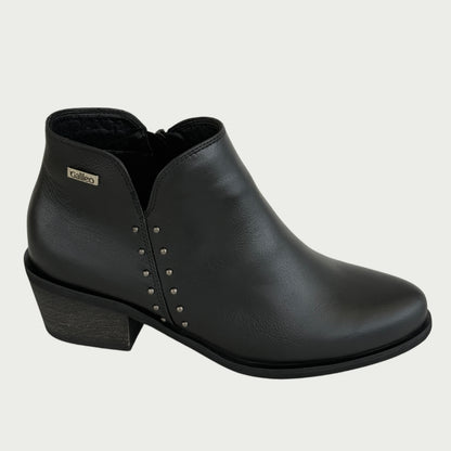 Botines en cuero negro Ref: RUBY