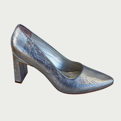 Zapatos en cuero vernice metal fusil en cuero Ref: 3400ZFUS