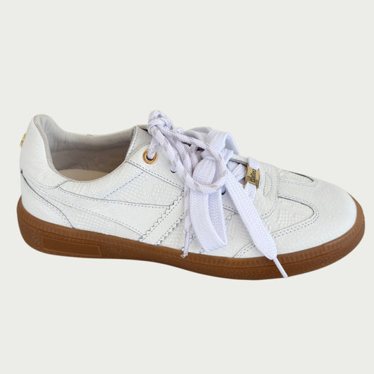 Tenis en cuero blanco Ref: 904ZPBLA
