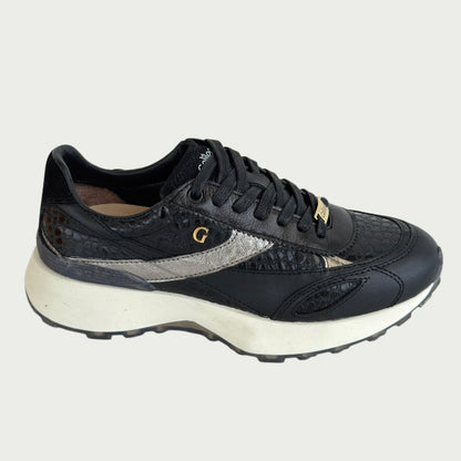Tenis en cuero negro Ref: URBANZPNG