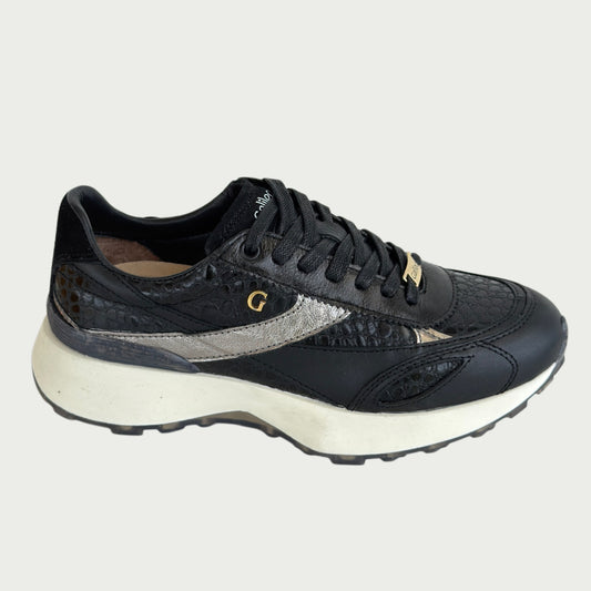 Tenis en cuero negro Ref: URBANZPNG