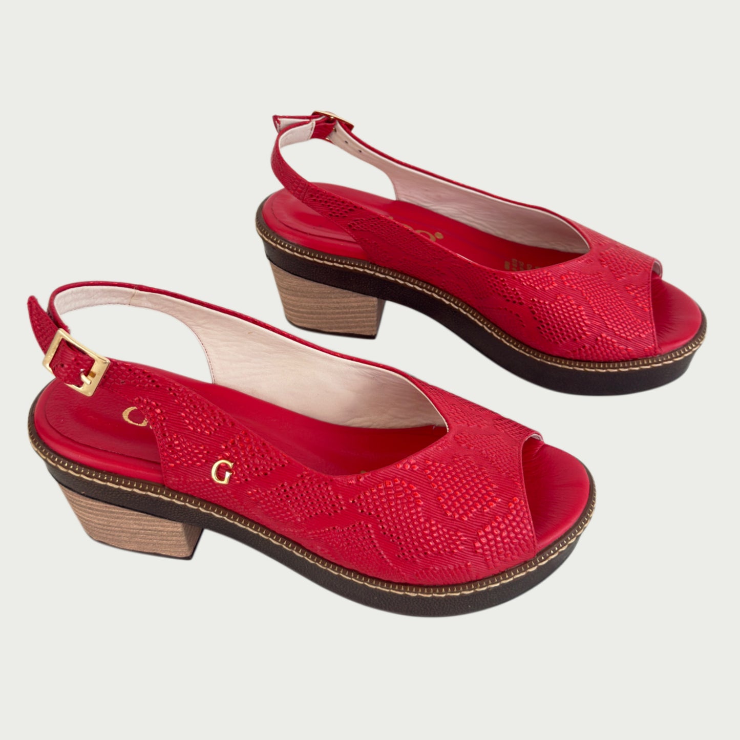 Sandalias en cuero rojo Ref: S-29ZPROJ