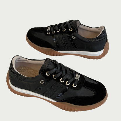 Tenis en cuero negro Ref: SV37XPNG7