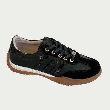 Tenis en cuero negro Ref: SV37XPNG7