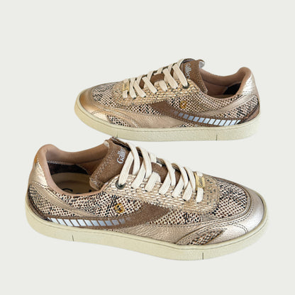 Tenis en cuero folia bronce Ref: Urban