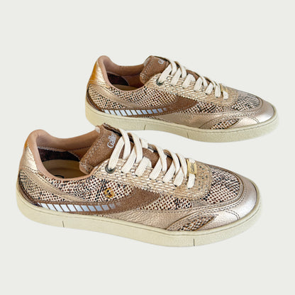 Tenis en cuero folia bronce Ref: Urban