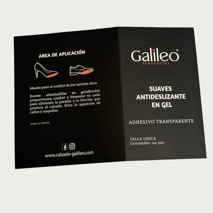 Media plantilla en gel antideslizante transparente Ref: PLANGELWP