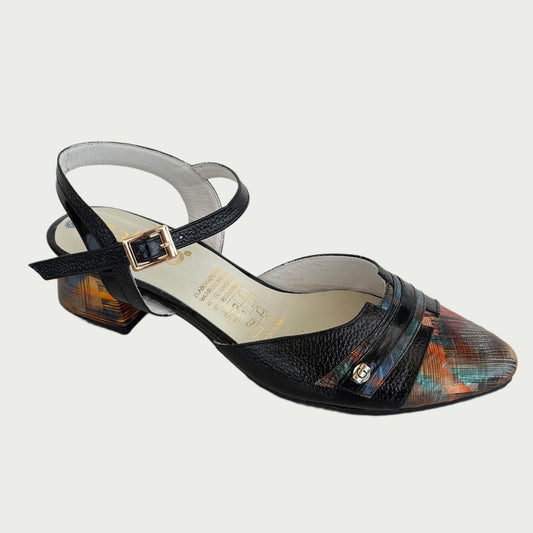 Zapatos en cuero negros x folia Ref: ZB443XPN
