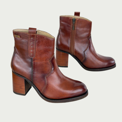 Botines en cuero miel Ref: 6333NPMI9