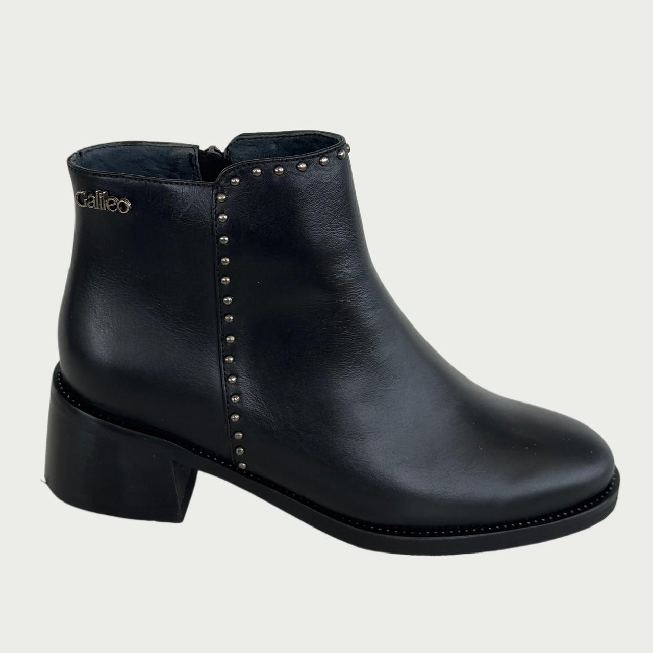 Botin en cuero negro Ref: 6486XPNG