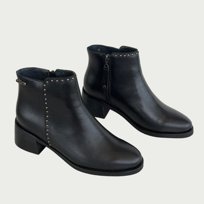 Botin en cuero negro Ref: 6486XPNG