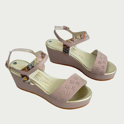 Sandalias en cuero nude Ref: PN820XNU
