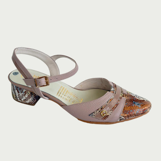 Zapatos en cuero taupe calido x folia Ref: ZB443XNU