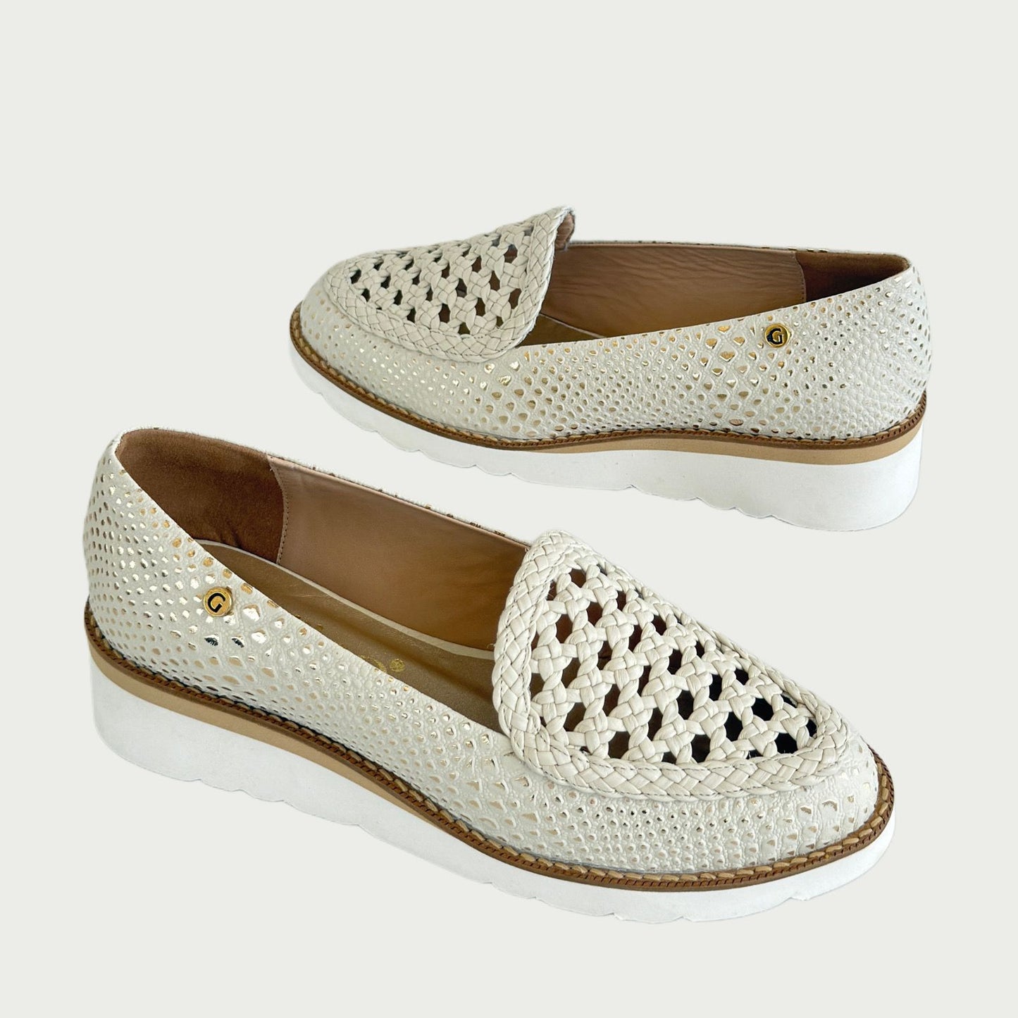 Mocasines en cuero x talco Ref: 084XPTAL