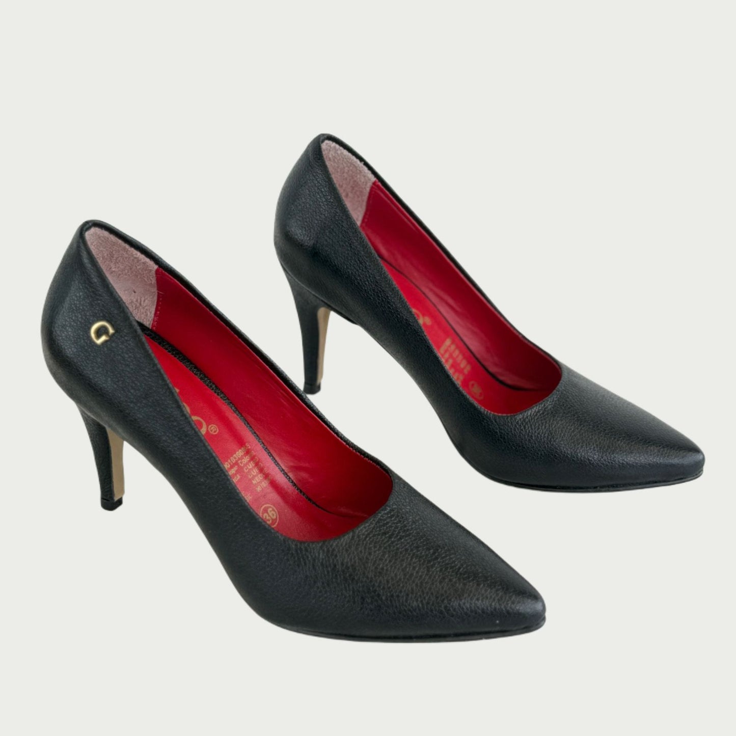 Stilettos en cuero x negro Ref: 3400XPNG