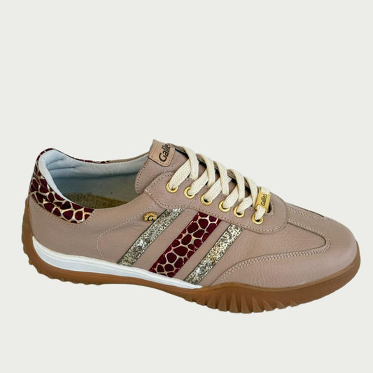 Tennis en cuero taupe x rosse Ref: SV37XPNV
