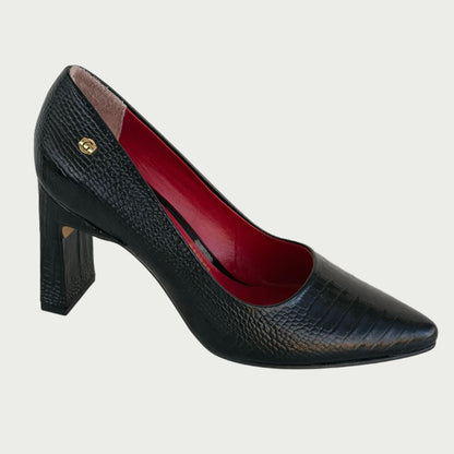 Stilettos en cuero x negro Ref: 4750XPNG
