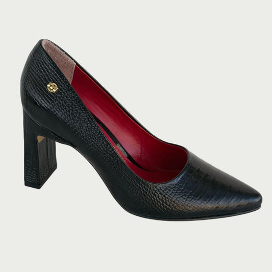 Stilettos en cuero x negro Ref: 4750XPNG