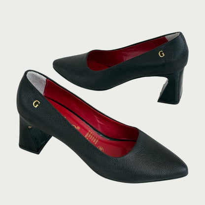 Zapatos en cuero x folia negro Ref: 4750ZPNG