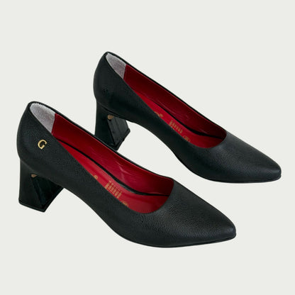 Zapatos en cuero x folia negro Ref: 4750ZPNG