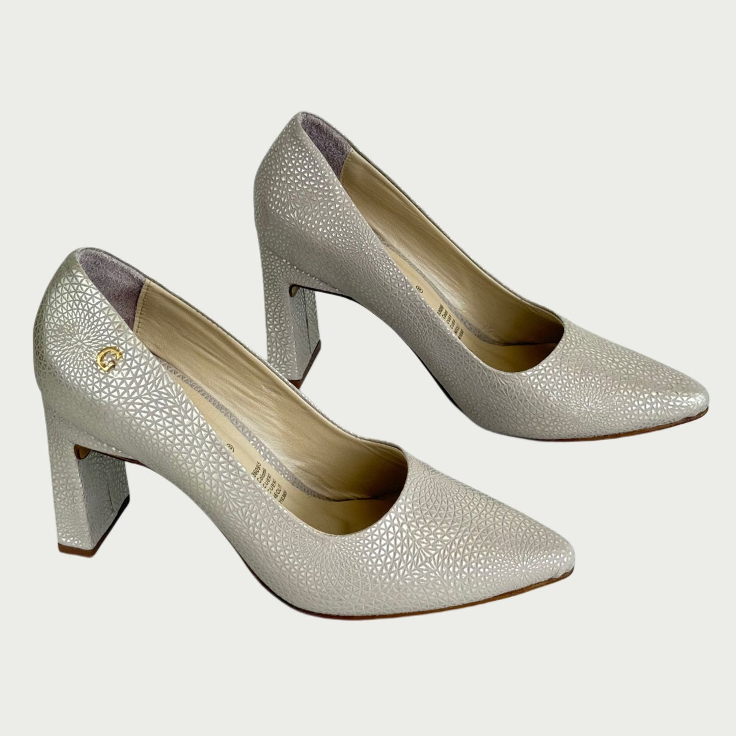 Stilettos en cuero folia x arena Ref: 4750XPAR