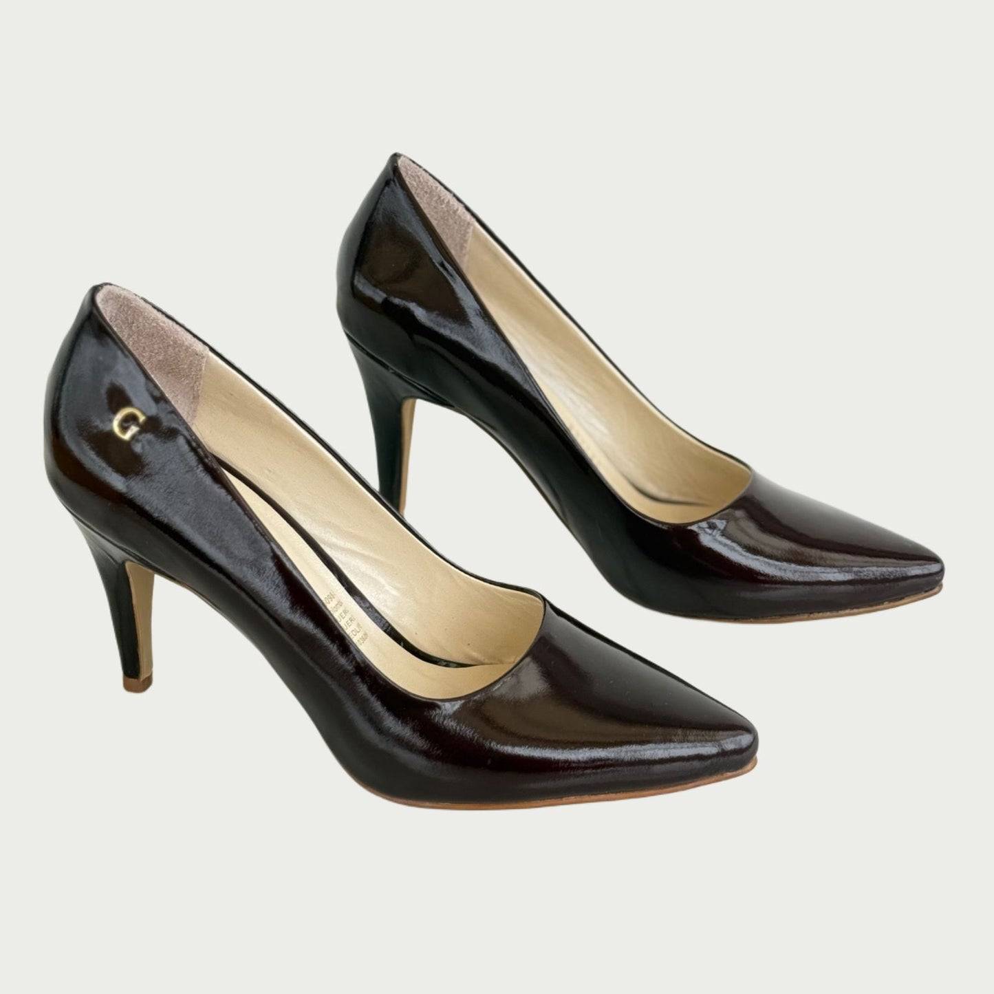 Stilettos en cuero chocolate x folia Ref: 3400XPCH