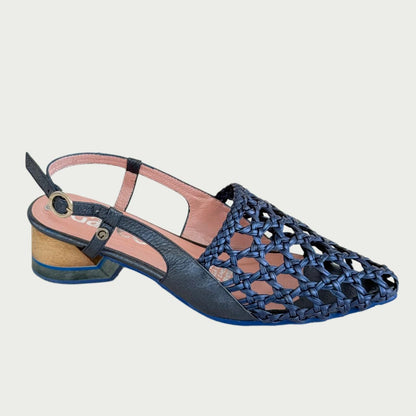 Zapatos en cuero azul Ref: 3928XPAZ