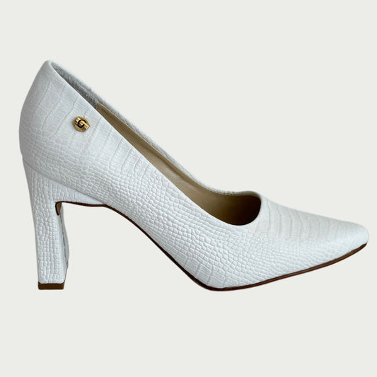 Zapatos en cuero blanco Ref: 4750NGBL