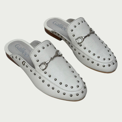 Zuecos en cuero beige x taches Ref: AZUCENAMT5