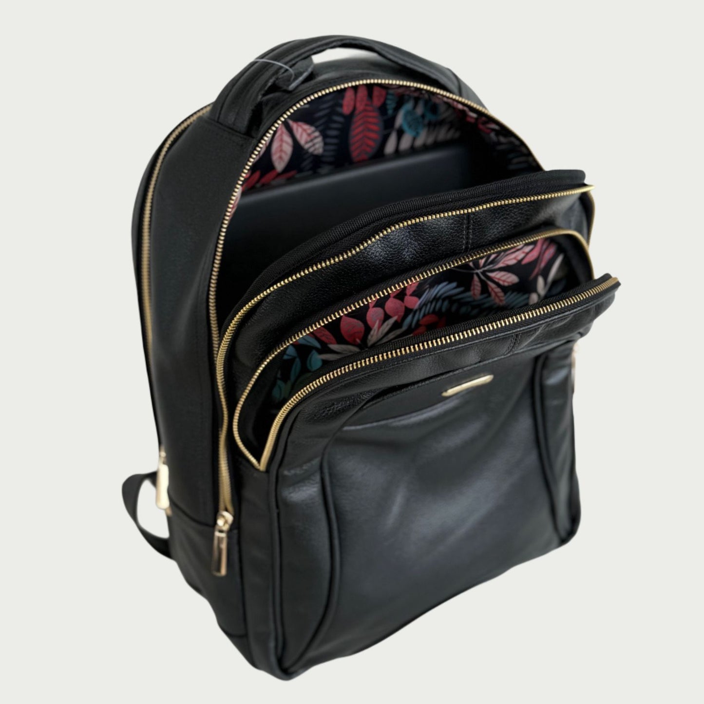 Morral en cuero negro Ref: R4016XPNG