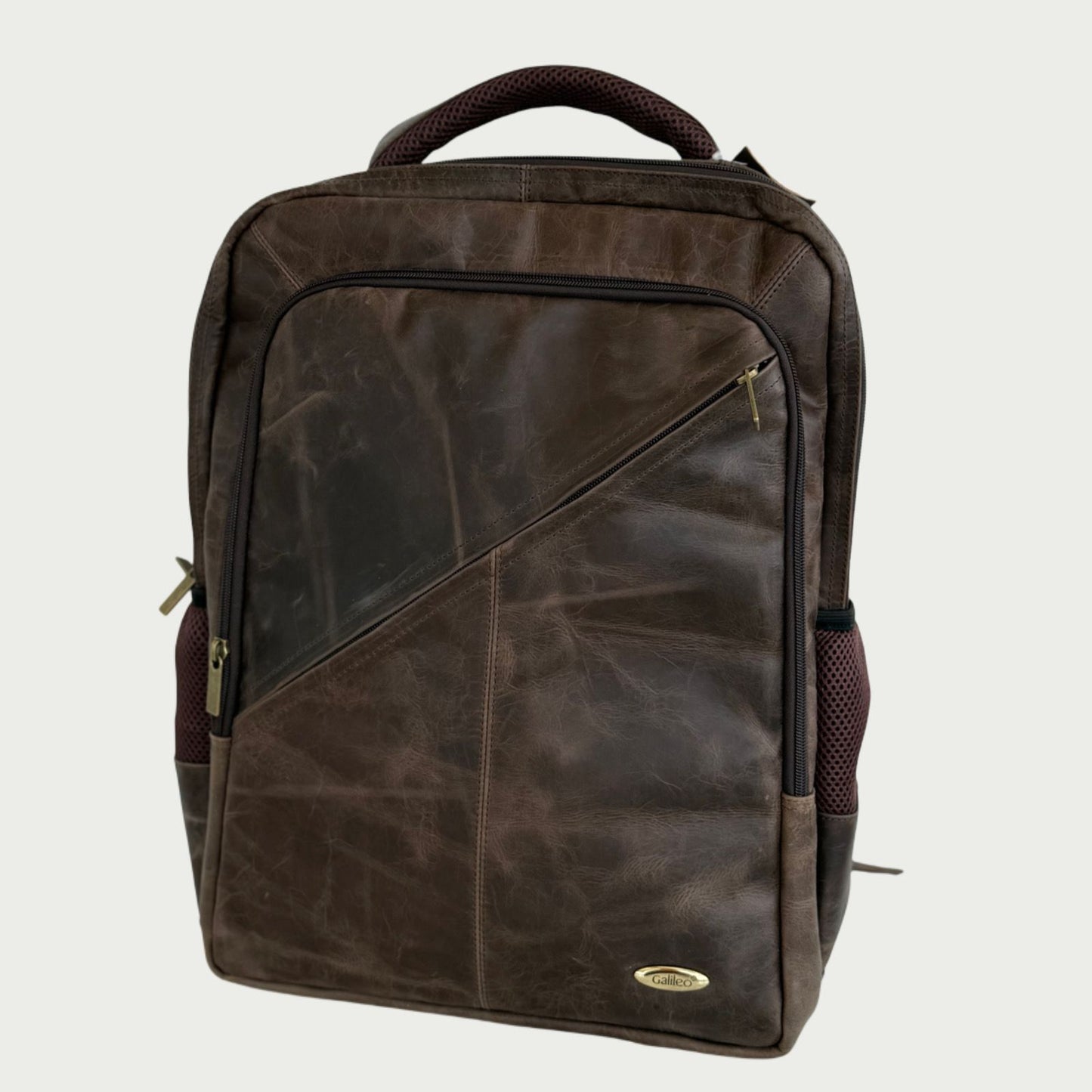 Morral en cuero cafe vintage Ref: R1021XPCA