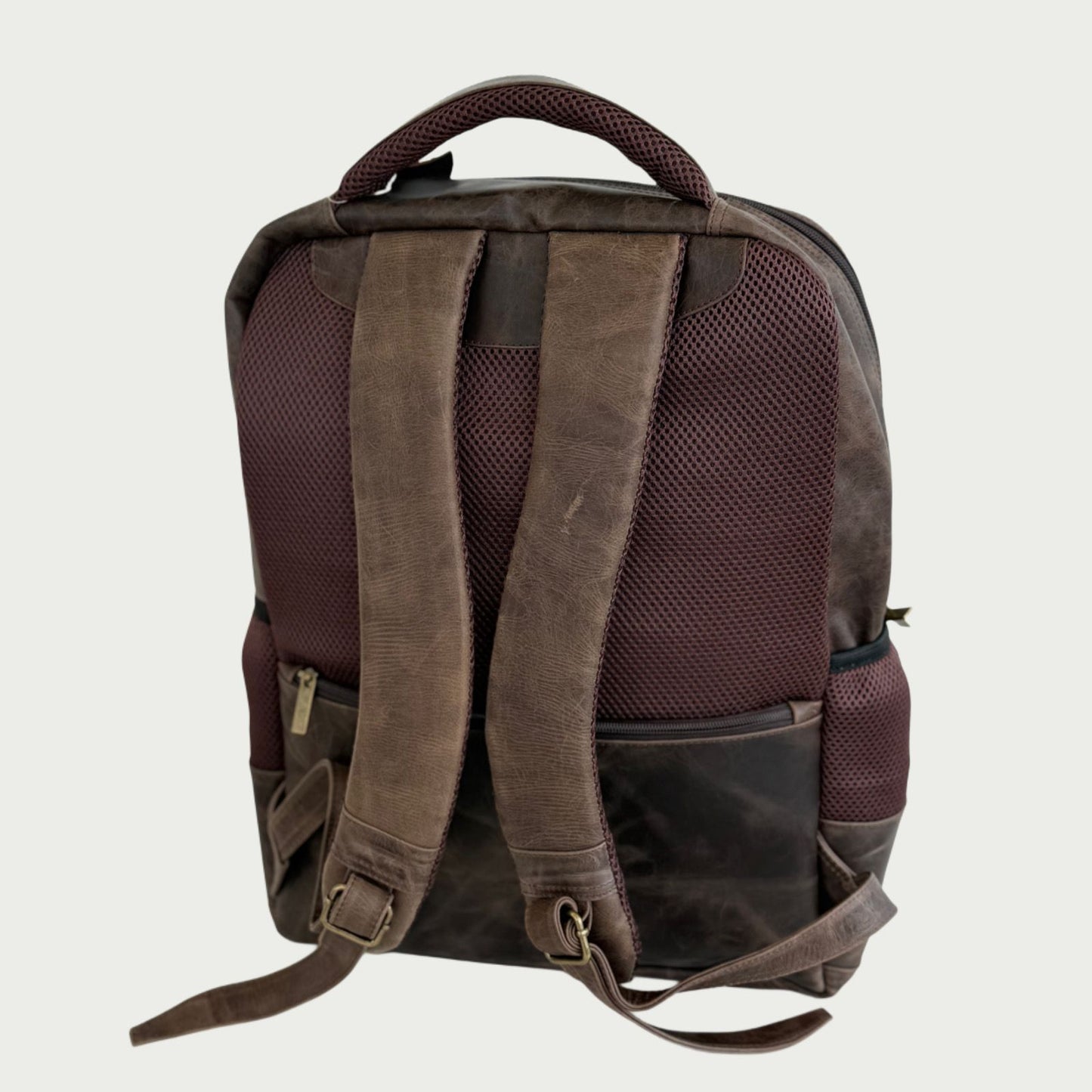 Morral en cuero cafe vintage Ref: R1021XPCA