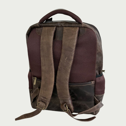 Morral en cuero cafe vintage Ref: R1021XPCA
