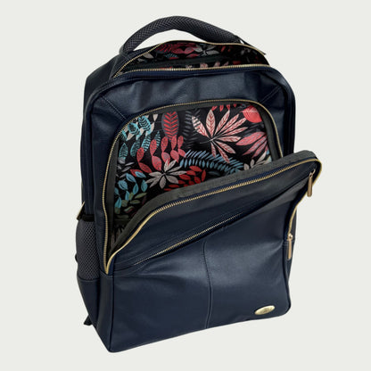 Morral en cuero azul oscuro Ref: R1021XPAZ