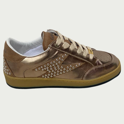 Tennis en cuero bronce x folia Ref: ATENASMP