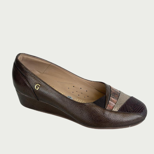 Zapato en cuero café 1194XPBR