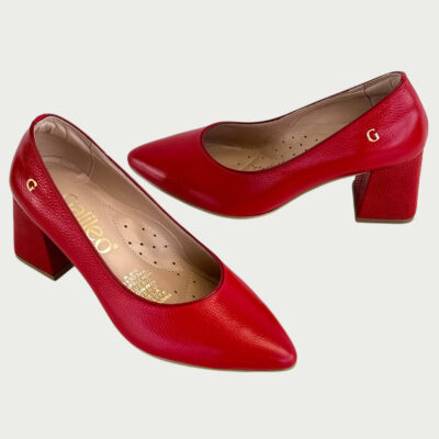 Zapato cuero rojo Rf 1032 - Imagen 3